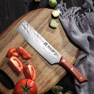 齐小涛财刀烤鸭刀专用阳江酒店厨师专业片皮片肉分割刀切肉刀菜刀