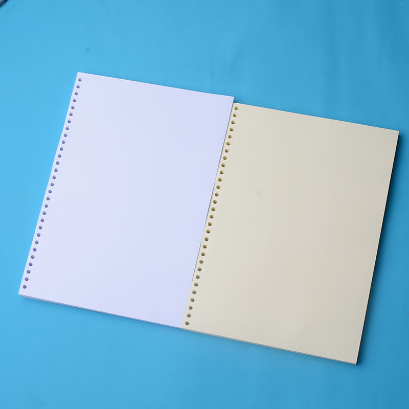a4活页打印纸30孔空白横线