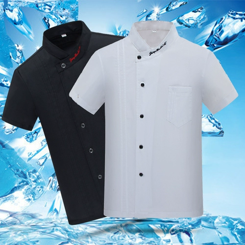 Летняя шеф-повар Работая одежда мужская одежда с короткими рукавами.