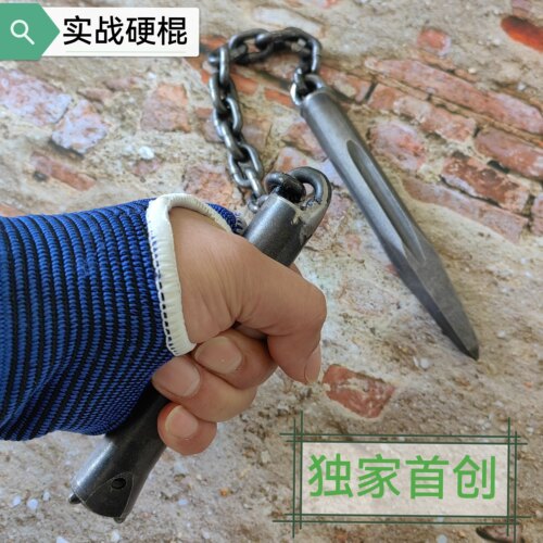 纯手工实战双截棍特硬防身二节棍