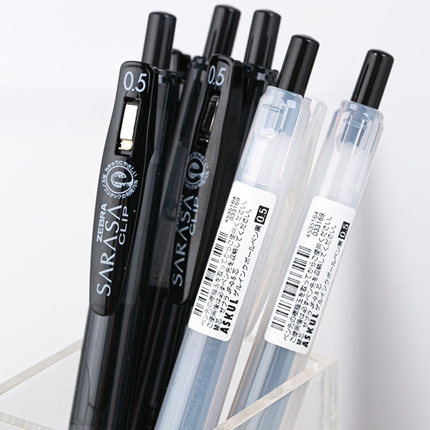 日本ZEBRA斑马三方联名笔JJ15中性笔黑武士白迷雾限量版sarasa水笔学生用0.5日系黑笔稀有限定官方旗舰店官网