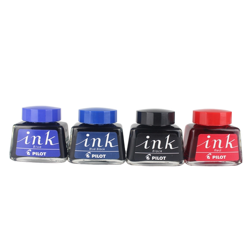 日本原装百乐PILOT INK-30/350钢笔非碳素墨水 88g 贵妃 笑脸 78g钢笔用墨水 不堵笔头红蓝黑色免运费