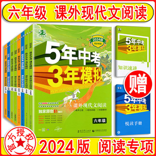 2024版 六七八九年级中考全国通用6789五年中考三年模拟初中语文同步阅读理解专项提优训 53初中同步阅读课外文言文现代文阅读