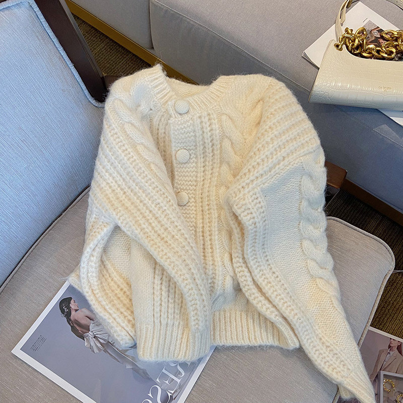 대외무역할인 테일상품가공 여성의류 컷라벨 통관 리크픽업 유명매장 찹쌀스타일 레이지가디건 니트스웨터