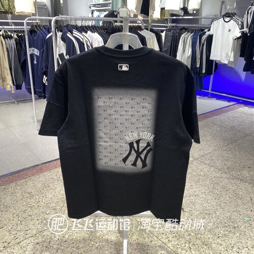 正品MLB图案LOGO百搭休闲短袖T恤