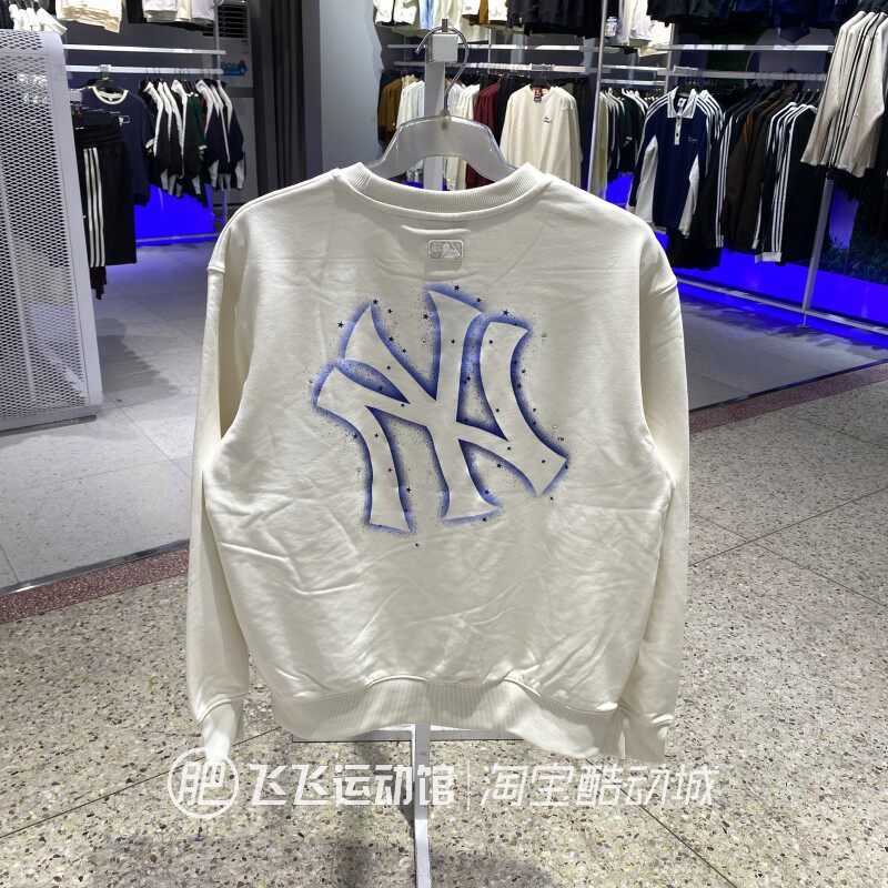 MLB大标LOGO圆领卫衣套头衫