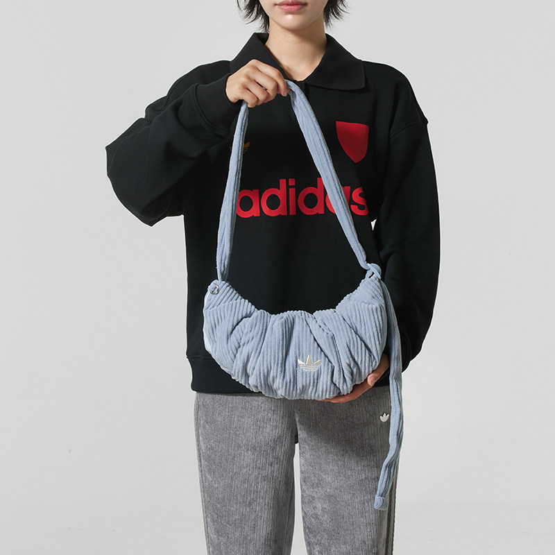 阿迪达斯三叶草女手拎包斜挎包