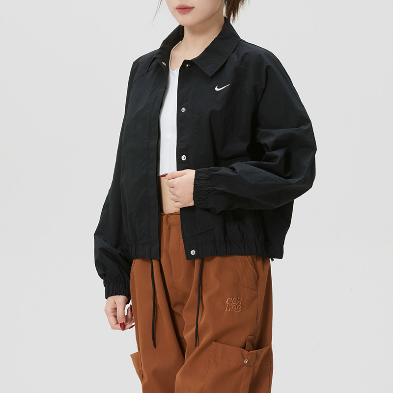 耐克女子宽松翻领运动夹克