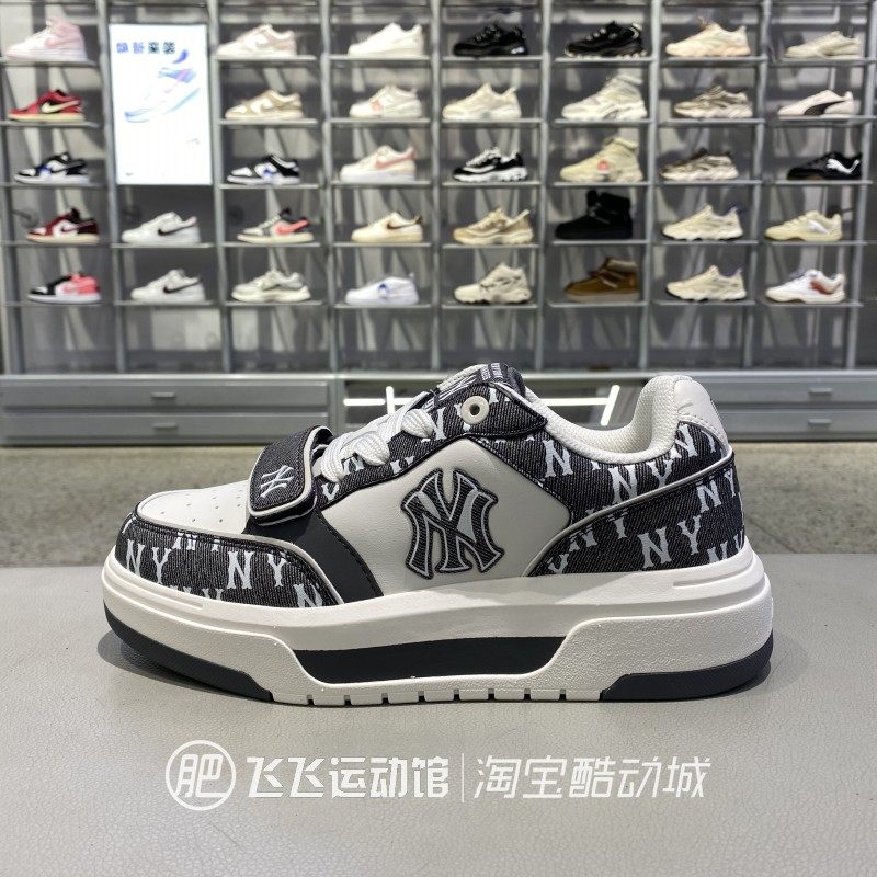 正品新款MLB百搭复古厚底魔术贴男女低帮学长鞋时尚休闲板鞋ASXP,运动鞋new,板鞋,淘宝优惠券,粉丝福利购,淘宝优惠卷