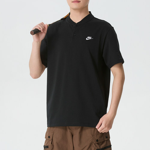 耐克刺绣LOGO透气男短袖POLO衫