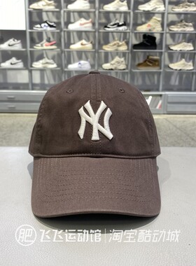 正品MLB刺绣大标户外遮阳旅行垂钓百搭情侣运动休闲棒球帽鸭舌帽