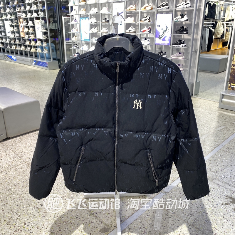 MLB立领老花男女运动休闲羽绒服