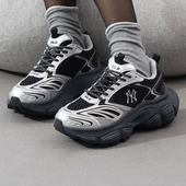 正品 MLB拼接减震时尚 厚底增高情侣男女运动老爹鞋 新款 休闲鞋 3ASHW