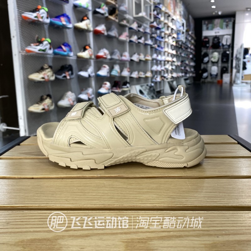 正品MLB百搭魔术贴休闲凉鞋