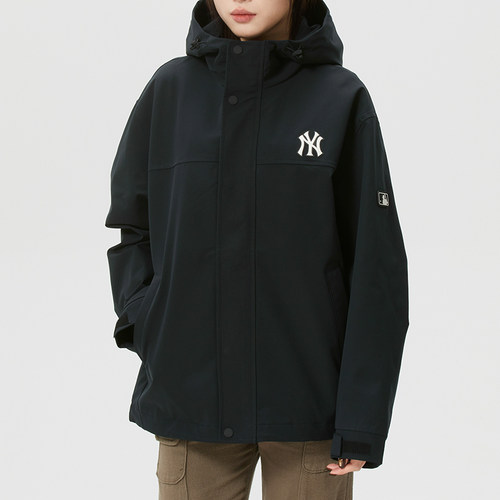 MLB纯色防风防泼水休闲夹克外套