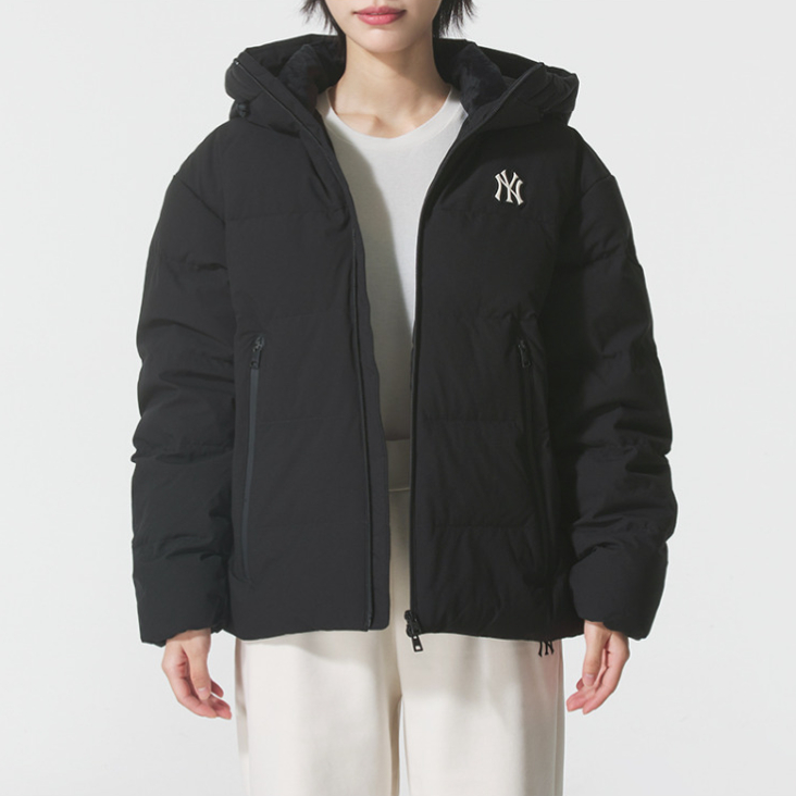 MLB连帽百搭男女时尚羽绒服保暖