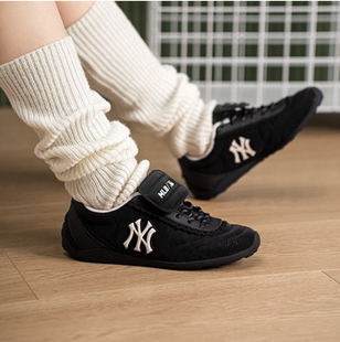 2026正品新款MLB芭蕾风舞蹈蕾丝低帮薄底百搭时尚女鞋运动休闲鞋