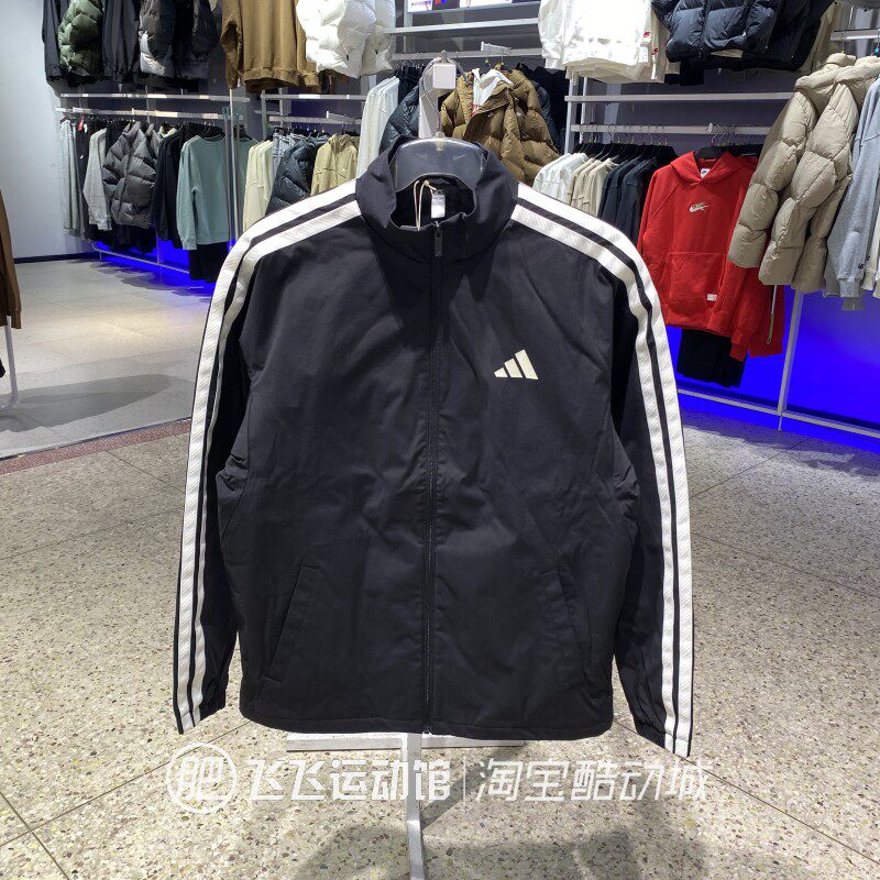 阿迪达斯加绒户外防风夹克外套