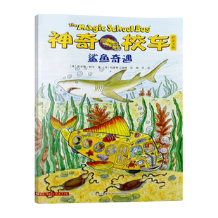 神奇校车桥梁书第五辑单本鲨鱼奇遇平装神奇的校车非注音版适合4岁以上蒲公英正版童书
