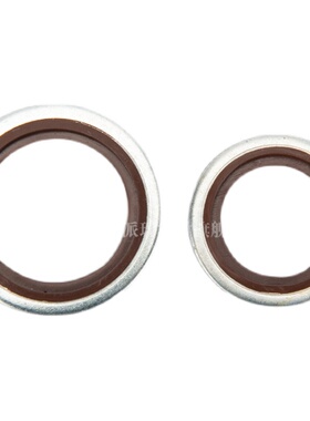 公制氟胶自定心组合垫圈片液压管接头密封垫片公制组合垫M6M8M48