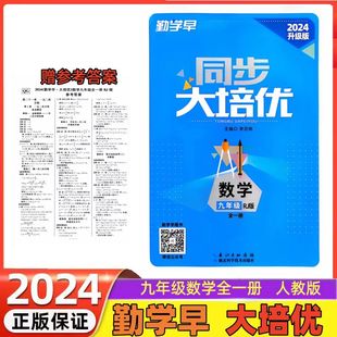2024勤学早大培优9九年级数学全一册2023新版数学大培优九年级上册下册 送纸质答案勤学早大培优人教版初三勤学早大培优九年级数学