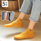 袜子女短袜浅口短筒低帮船袜春秋冬夏季 薄款 女士日系韩国棉ins潮