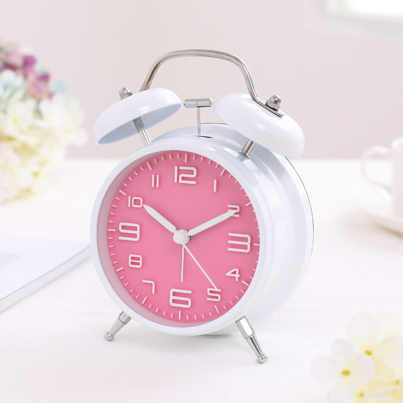 电子闹钟创意学生用卡通可爱床头夜光个性懒人机械静音小起床神器