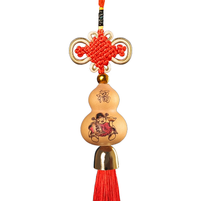 forsunny福三源葫芦小烙画挂件