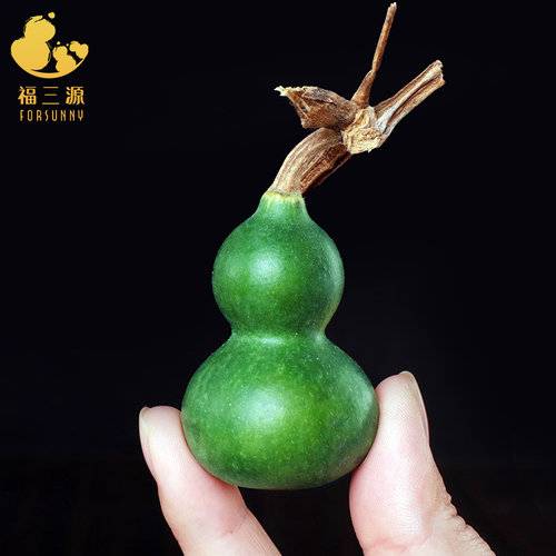 forsunny福三源文玩葫芦青皮墨绿