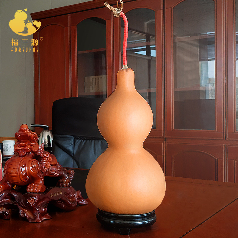 天然真葫芦摆件文玩精品大号挂件开口亚腰客厅门口玄关办公室横梁