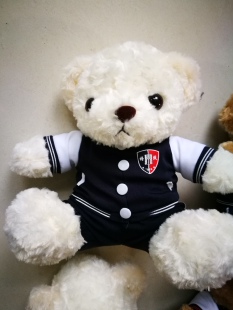上海格致中学校服熊（可定制定做各学校的校服熊）