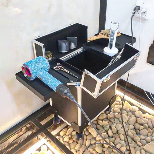 Машинка для стрижки волос для стрижки волос, система хранения для выхода на улицу, чемодан, коробка