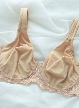 无海绵文胸 超薄大码大罩杯全包大胸显小内衣95B105B95C105C100EF