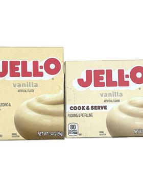 美国杰乐香草味布丁粉家用自制Jello Vanilla Pudding&pie fillin
