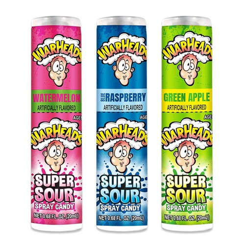warheads酸果味液喷雾糖美国