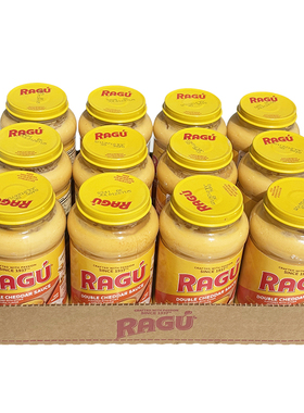 美国乐鲜RAGU芝士酱双重切达奶酪经典艾弗德酱汉堡沙拉酱整箱