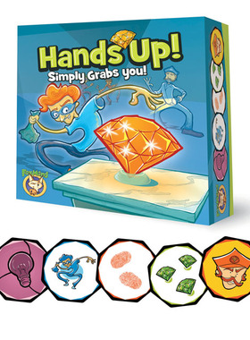 正品Foxmind Games 儿童益智逻辑推理游戏Hands Up-举起手来