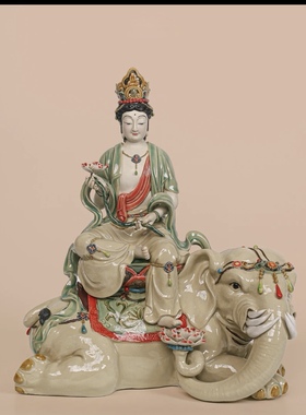 陶瓷中式神龛客厅观音菩萨摆件