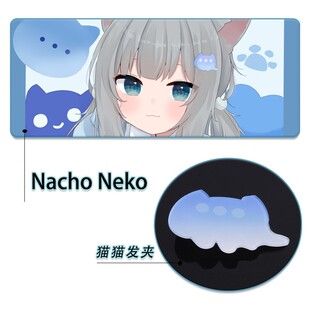 甘城なつき Nachoneko 猫猫发夹猫羽雫COS发饰配饰道具头饰发卡