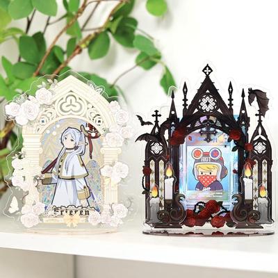 亚克力插卡立牌收纳展示谷美神圣宿命誓约暗黑教堂动漫周边3寸卡