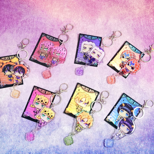 亚克力钥匙扣挂件盲袋正版授权jojo奇妙冒险黄金之风特莉休雷欧谷