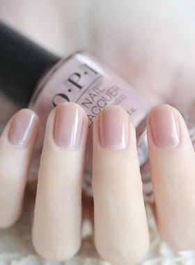 美国OPI指甲油裸色经典色SH4优雅自信自然免烤快干持久不掉色美甲