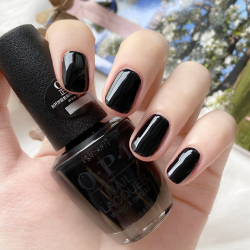 美国显白黑色持久指甲油不可撕