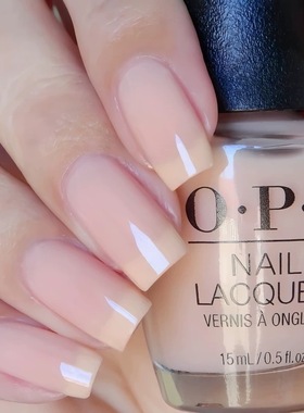 美国OPI彩色指甲油25年夏季果冻新色温柔冰透显白持久免烤不掉色