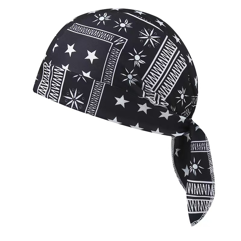 durag包头巾Hiphop西海岸黑人街头个性匪帮说唱bboy街舞海盗套帽