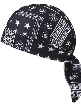 durag包头巾Hiphop西海岸黑人街头个性匪帮说唱bboy街舞海盗套帽