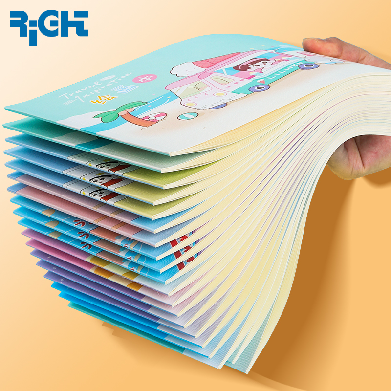 A4空白图画本儿童画画幼儿园宝宝涂色绘画本小学生用画纸手绘