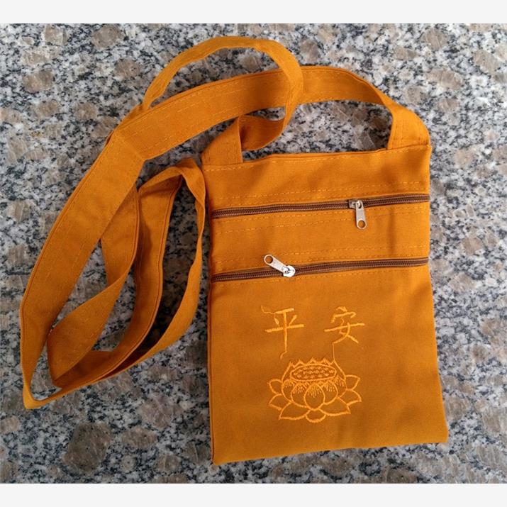平安莲花袋背包腰包荷花
