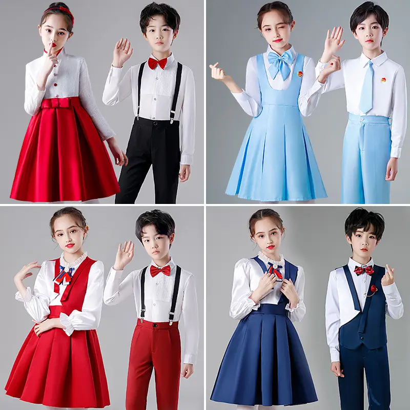 儿童合唱演出服大合唱演出服装