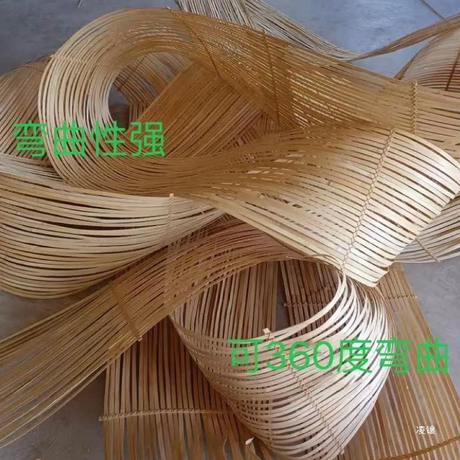 竹排竹篾条竹条竹编中式装置婚庆
